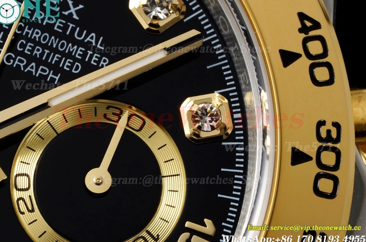 YG Black Dial Daytona 904L SA4130 116503 YG V2 BTF 0412